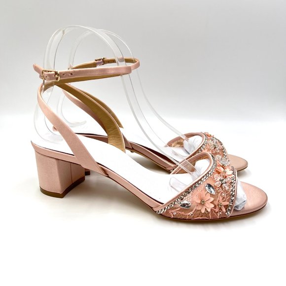 Wedding Shoes Blush Dressy Sandals Blush Pink Wedding Shoes Block